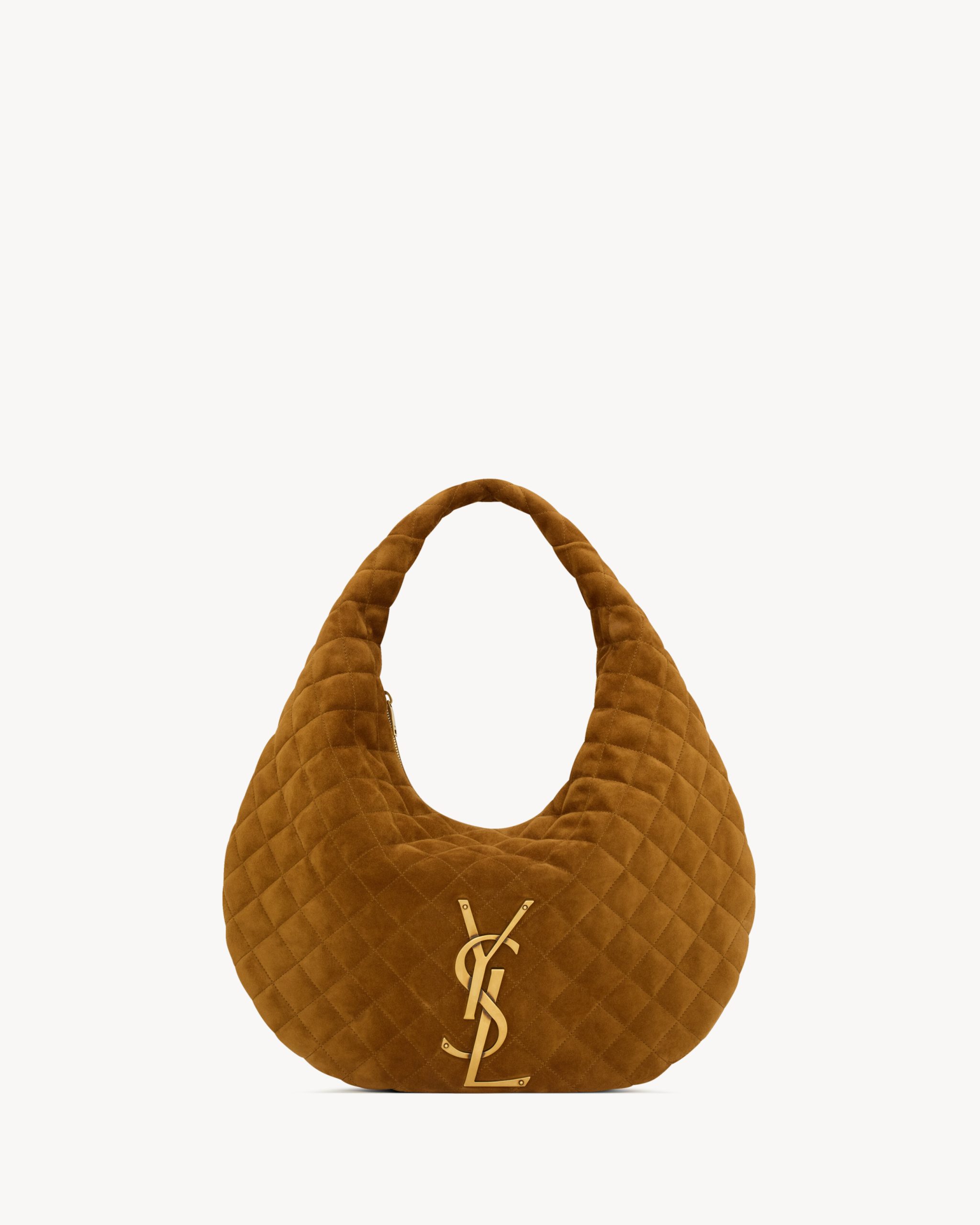 YSL ICARE hobo in quilted suede - Image 1